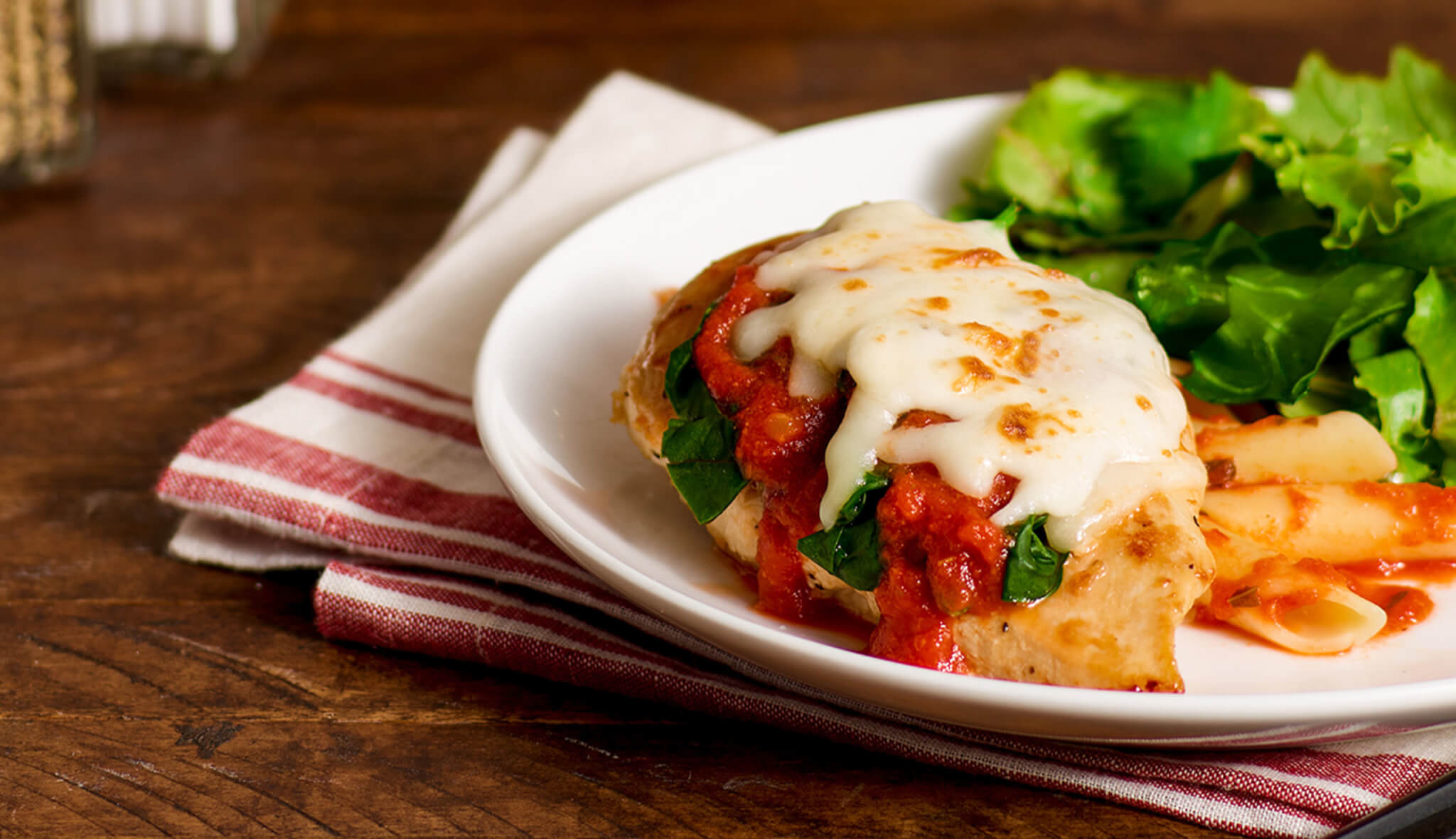 Baked Chicken Florentine - Borden® Cheese