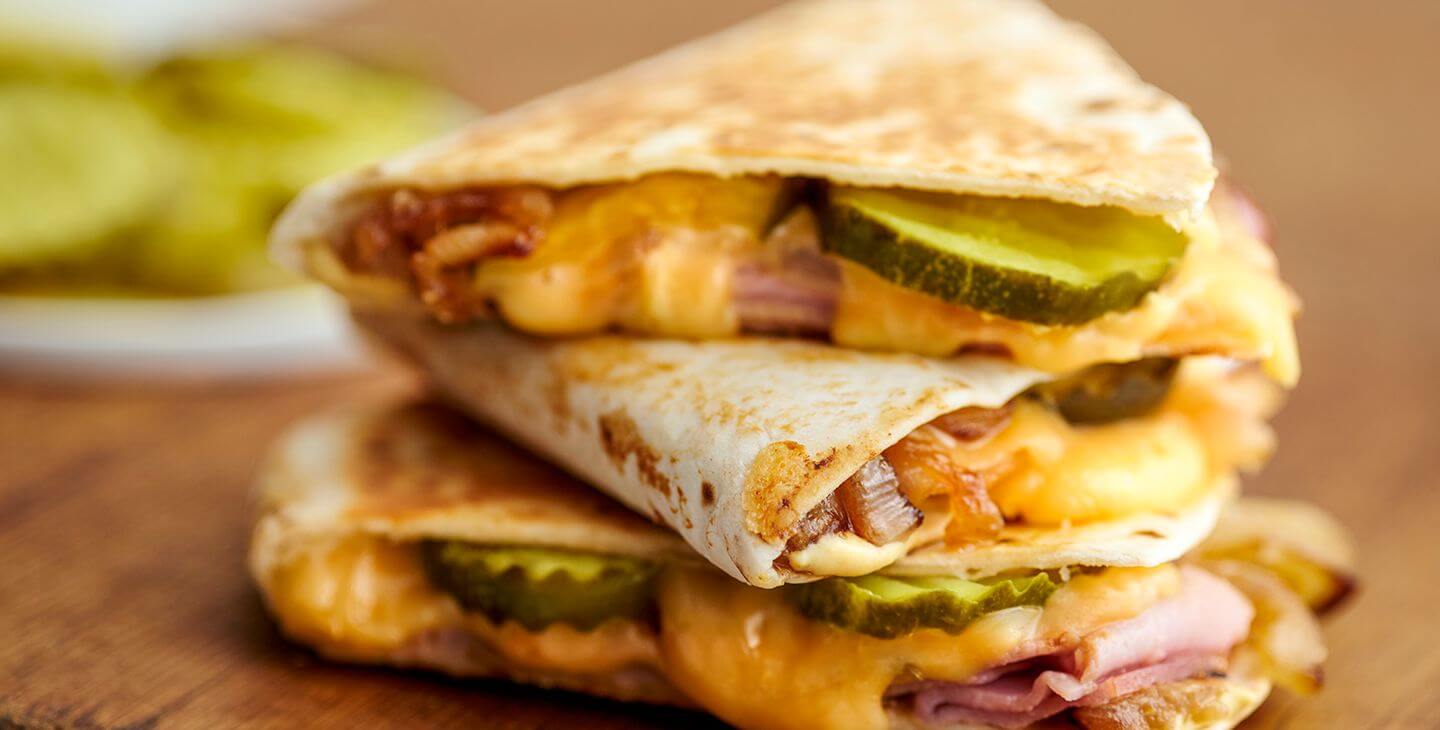 Ham & Gouda Quesadilla Borden® Cheese