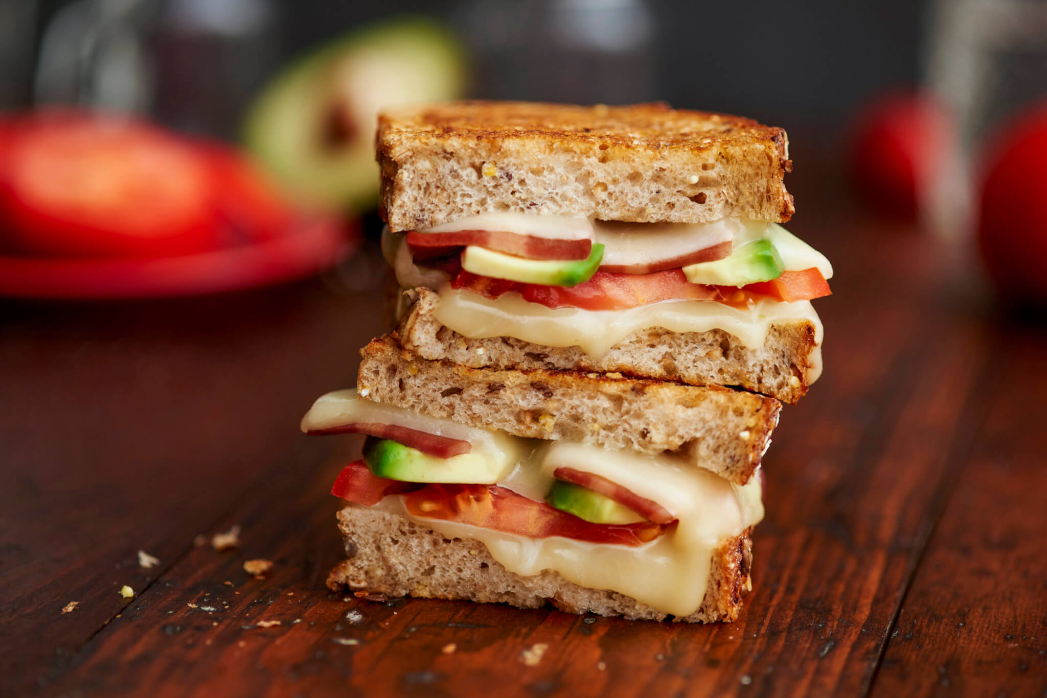Turkey Bacon & Tomato Grilled Cheese - Borden® Cheese