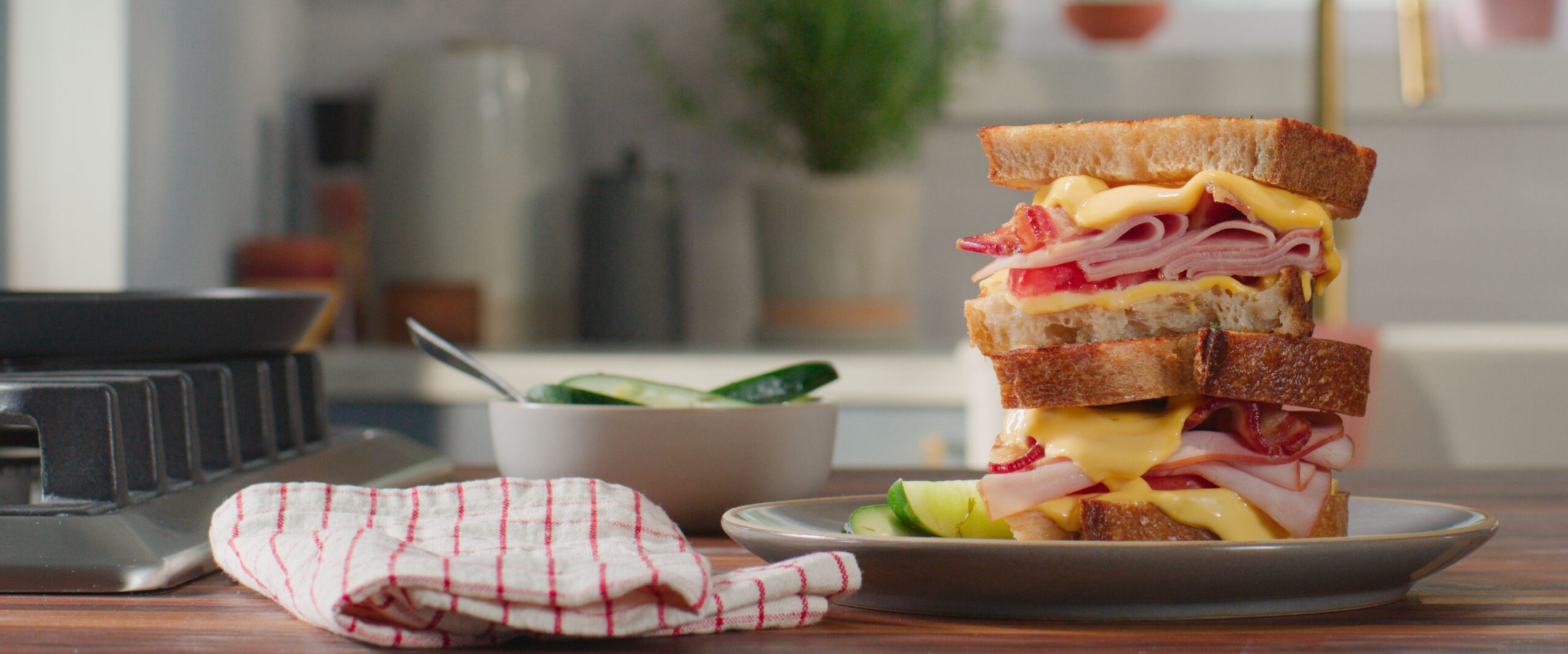 Meat Lovers Grilled Cheese - Borden® Cheese