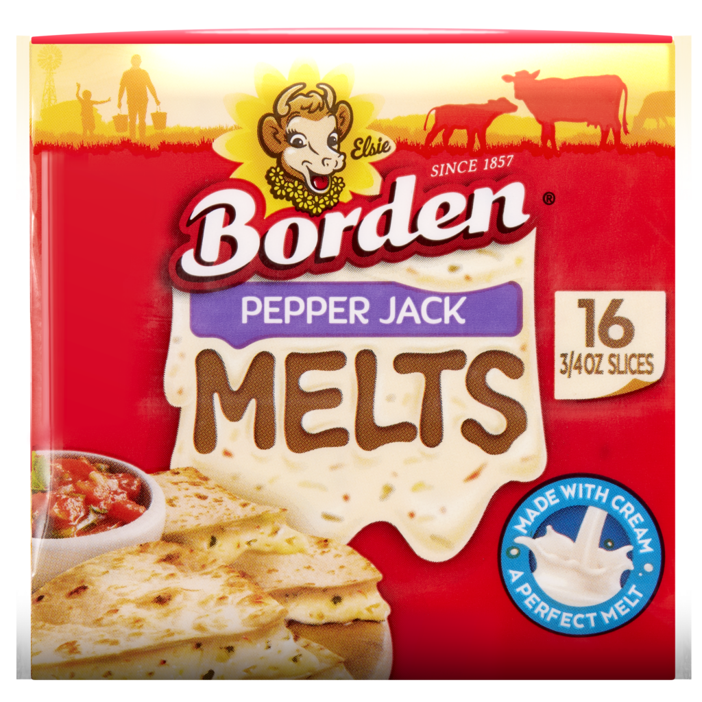 Pepper Jack Melts Borden® Cheese
