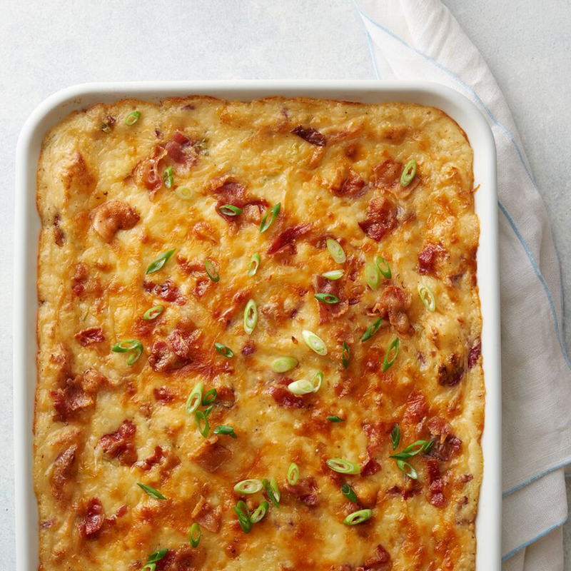 Loaded Baked Potato Casserole - BordenÂ® Cheese