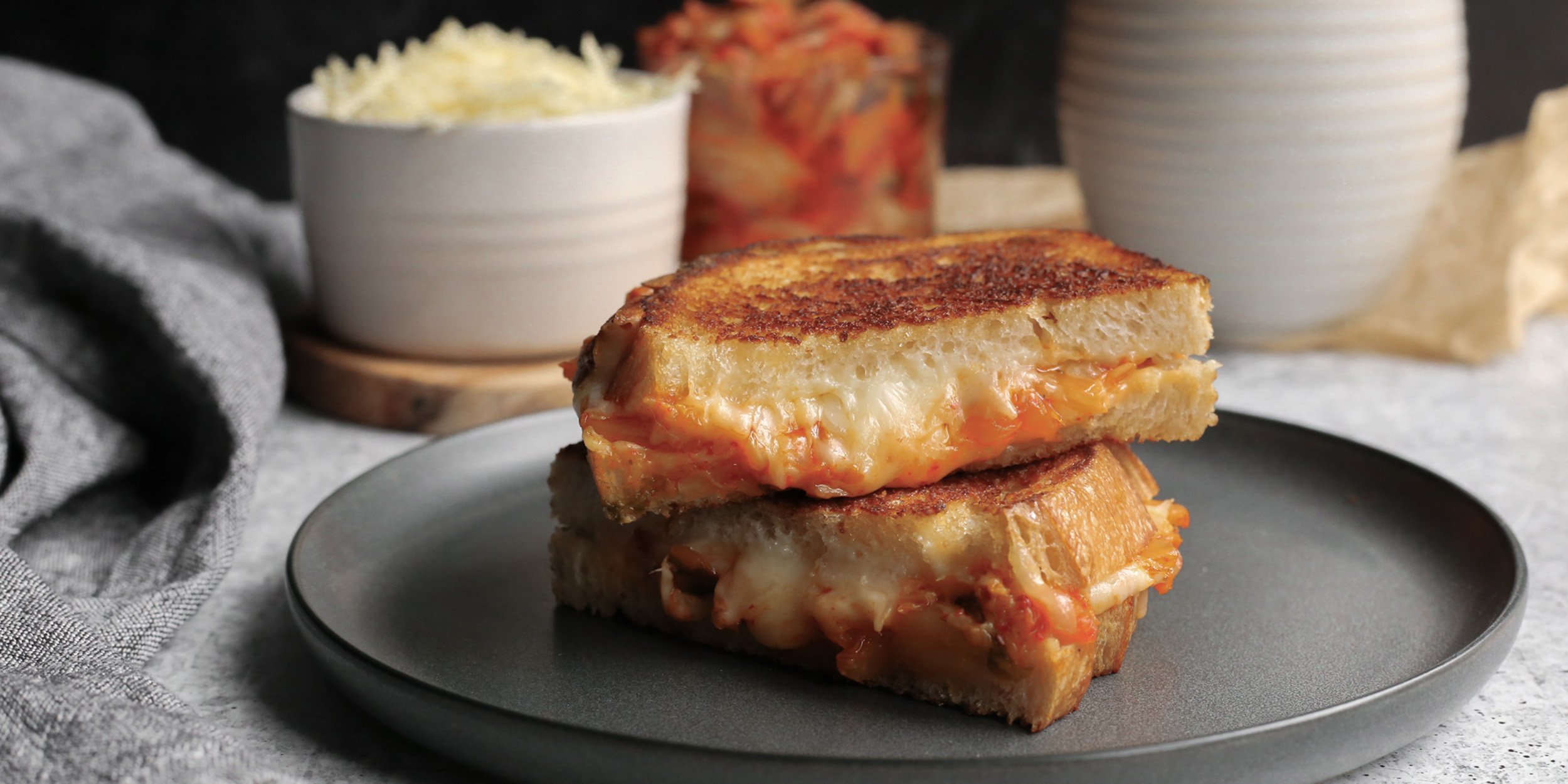 Kimchi Grilled Cheese - BordenÂ® Cheese