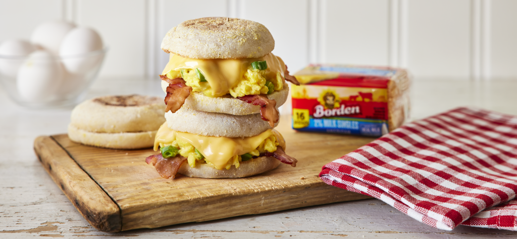 Bacon Egg & Cheese Sandwich - BordenÂ® Cheese