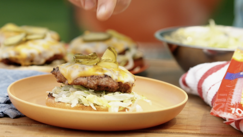 Grilled Turkey Burger - Borden® Cheese