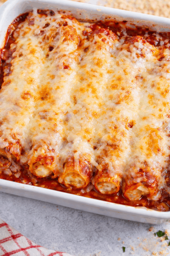 String Cheese Manicotti - Borden® Cheese